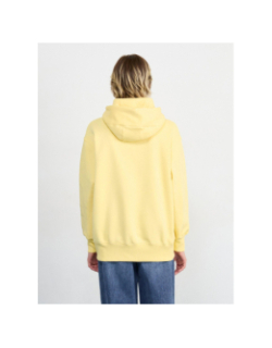 Sweat à capuche phoenix fleece jaune femme - Nike