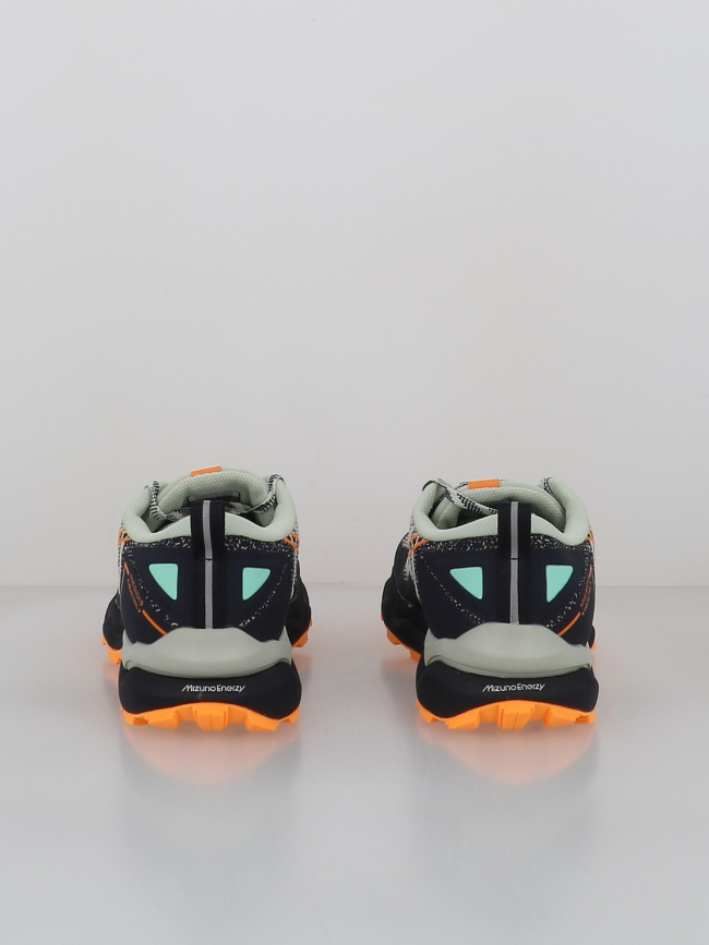 Chaussures de trail wave daichi 9 bleu orange homme - Mizuno