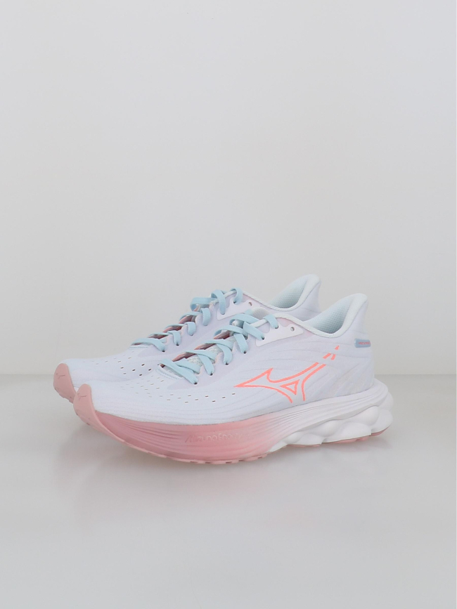 Chaussures de running wave skyrise 6 bleu femme - Mizuno