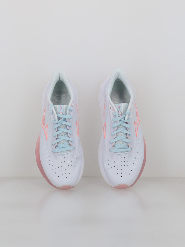 Chaussures de running wave skyrise 6 bleu femme - Mizuno