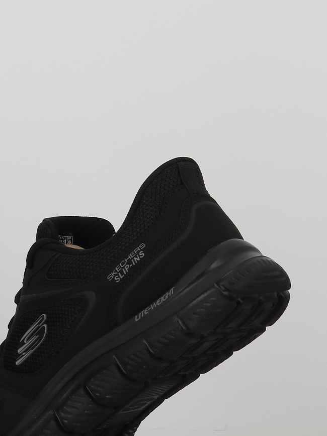 Baskets slip-ins track noir homme - Skechers