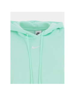Sweat à capuche phoenix fleece vert d'eau femme - Nike