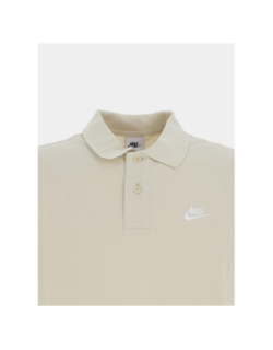 Polo en piqué de coton club beige homme - Nike