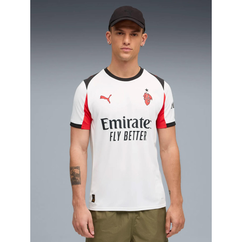 Maillot de football extérieur 25/26 ac milan blanc homme - Puma