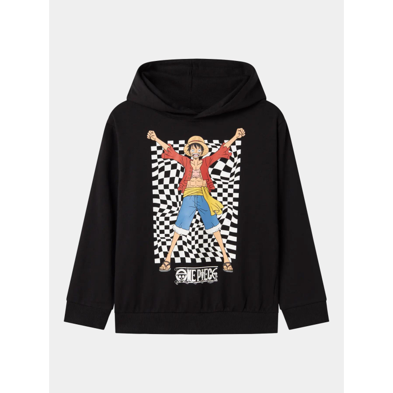Sweat à capuche nkmjuck one piece jaune enfant - Name It