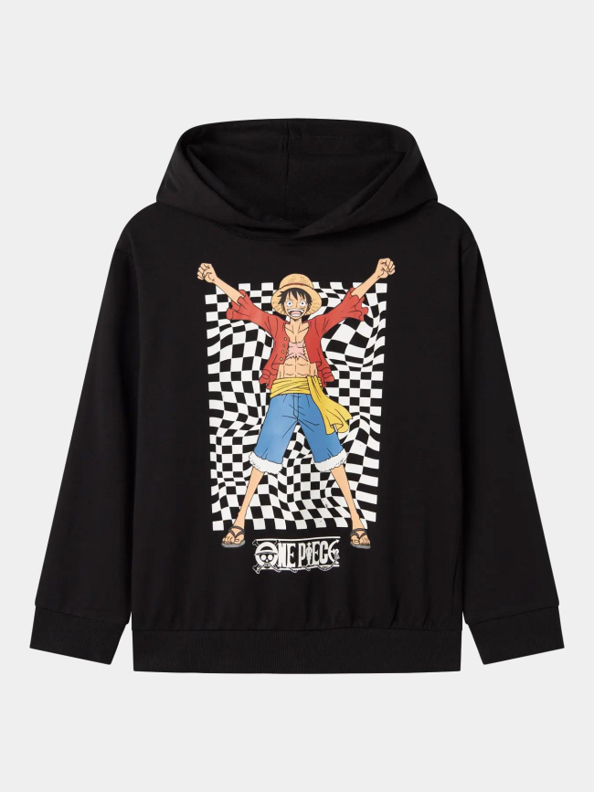 Sweat à capuche nkmjuck one piece jaune enfant - Name It