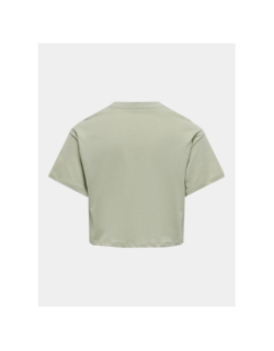 T-shirt à manches courtes kogvilla vert fille - Only