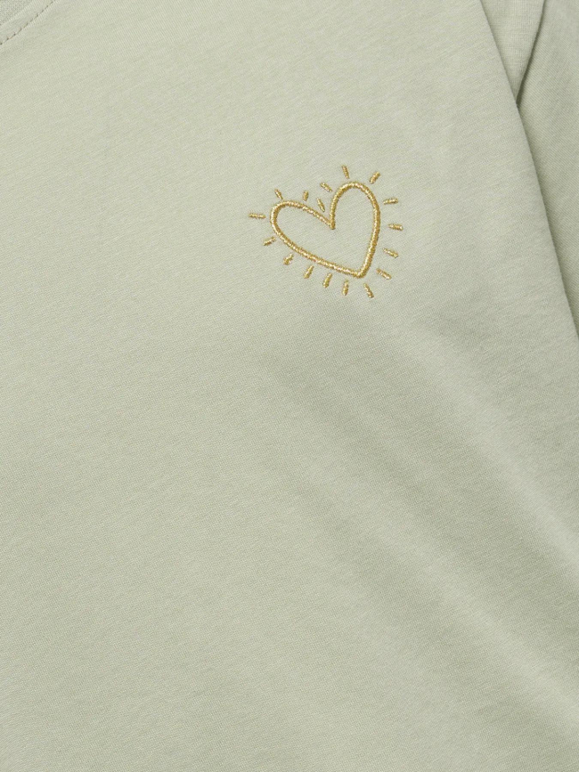 T-shirt à manches courtes kogvilla vert fille - Only