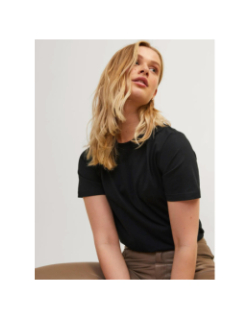 T-shirt à manches courtes jxanna regular noir femme - JJXX