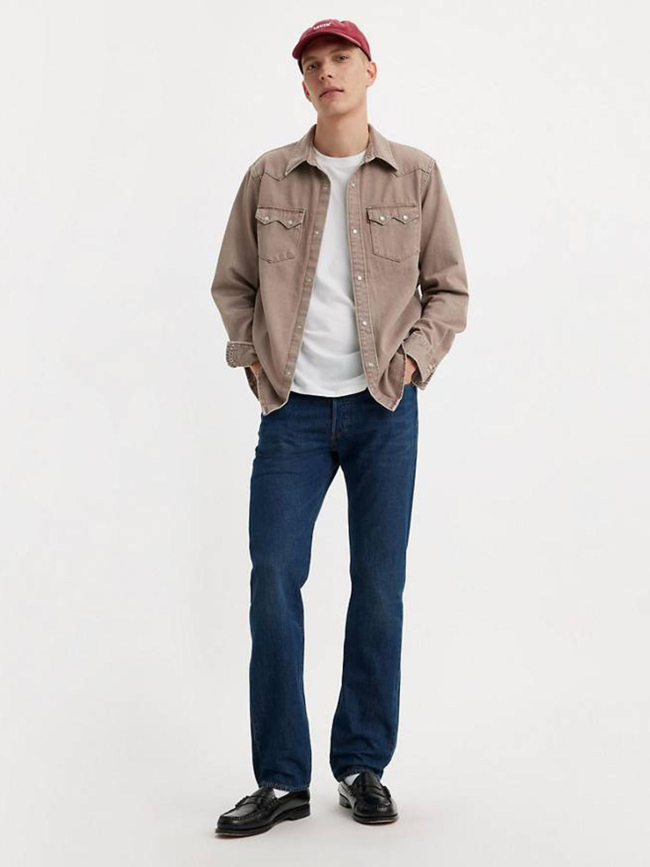 Jean 501 original bleu marine homme - Levi's