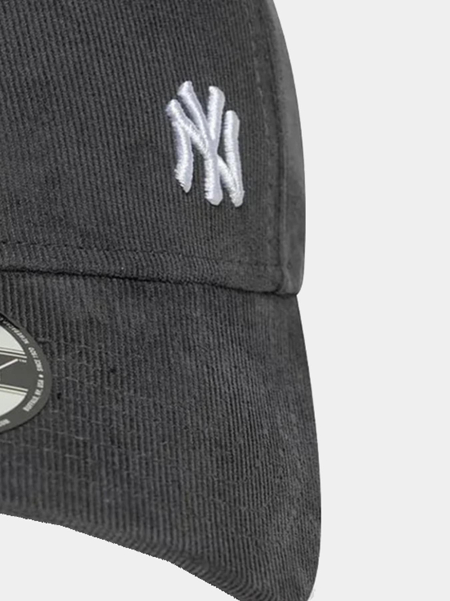 Casquette 9forty cord ny yankees flawless gris adulte - New Era