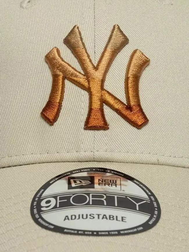 Casquette 9forty ny yankees ombre infill beige adulte - New Era