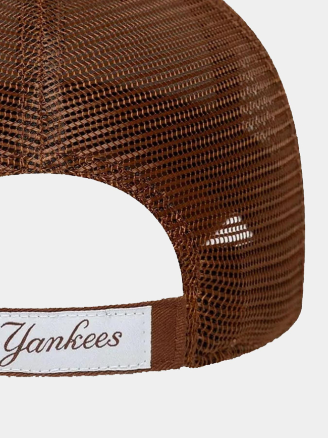 Casquette 9forty trucker ny yankees homefield marron adulte - New Era