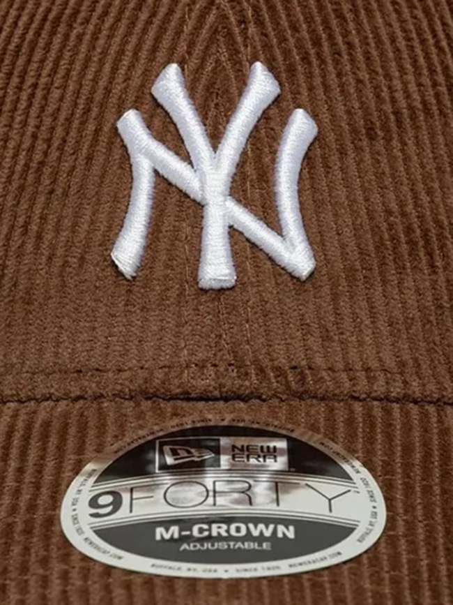 Casquette 9forty m-crown ny yankees marron adulte - New Era