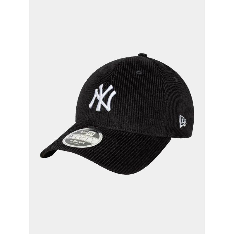 Casquette 9forty m-crown cord ny yankees noir adulte - New Era