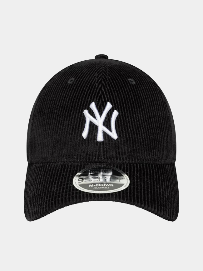 Casquette 9forty m-crown cord ny yankees noir adulte - New Era