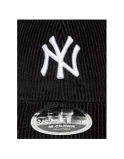 Casquette 9forty m-crown cord ny yankees noir adulte - New Era