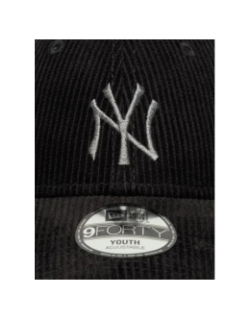 Casquette 9forty cord ny yankees noir enfant - New Era