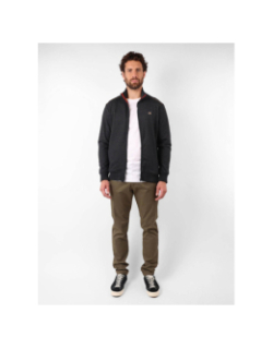 Sweat zippé chiné sakop gris homme - Oxbow