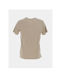 T-shirt à manches courtes chiné t-narvik beige homme - Teddy Smith