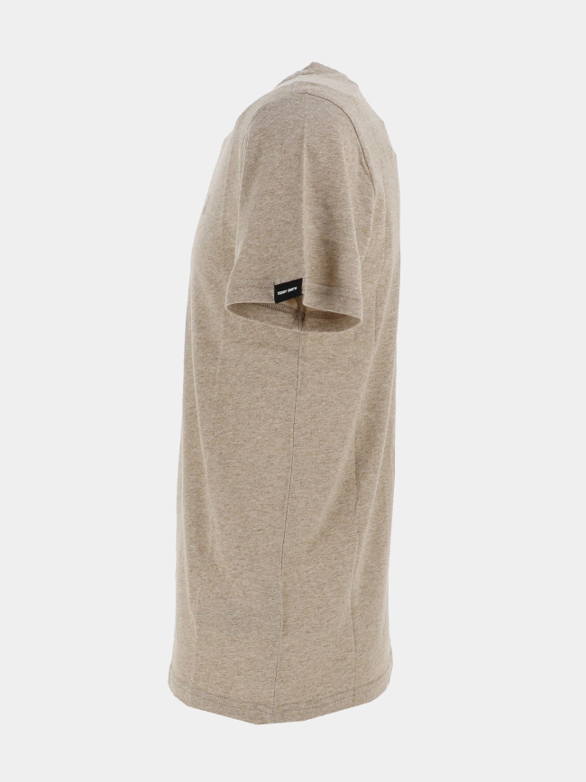 T-shirt à manches courtes chiné t-narvik beige homme - Teddy Smith
