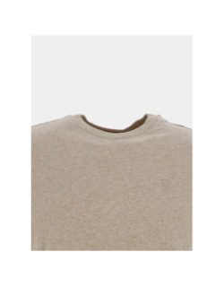 T-shirt à manches courtes chiné t-narvik beige homme - Teddy Smith