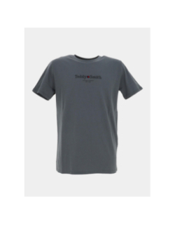 T-shirt à manches courtes t-jim anthracite homme - Teddy Smith