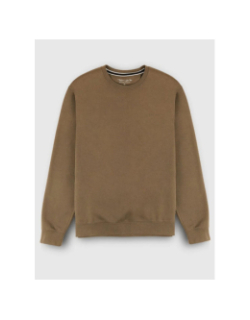 Sweat à col rond nark marron homme - Teddy Smith