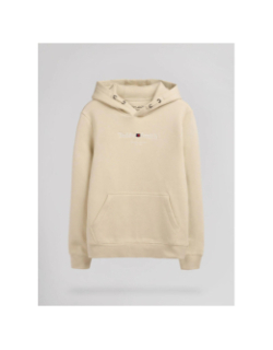 Sweat à capuche s-jim beige homme - Teddy Smith