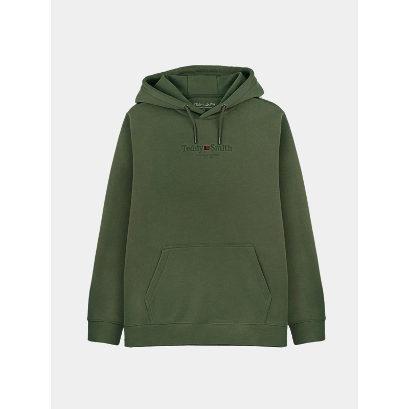 Sweat à capuche s-jim kaki homme - Teddy Smith