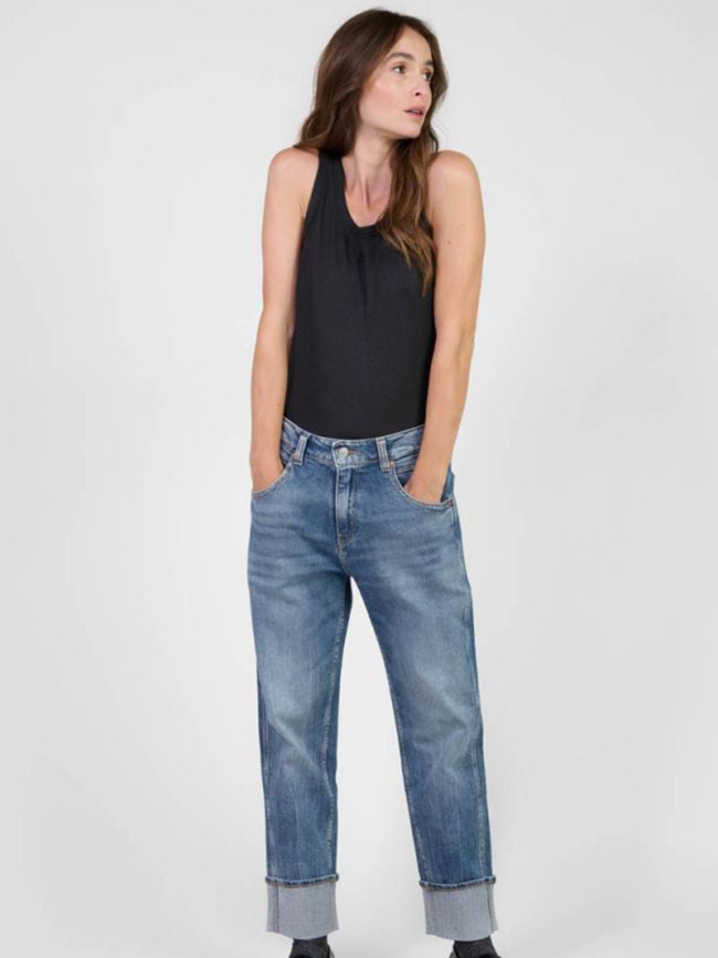 Jean 400/60 girlfriend jama bleu femme - Le Temps Des Cerises