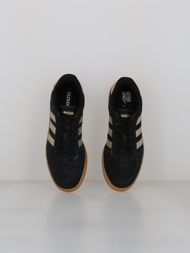 Baskets breaknet sleek noir et doré femme - Adidas