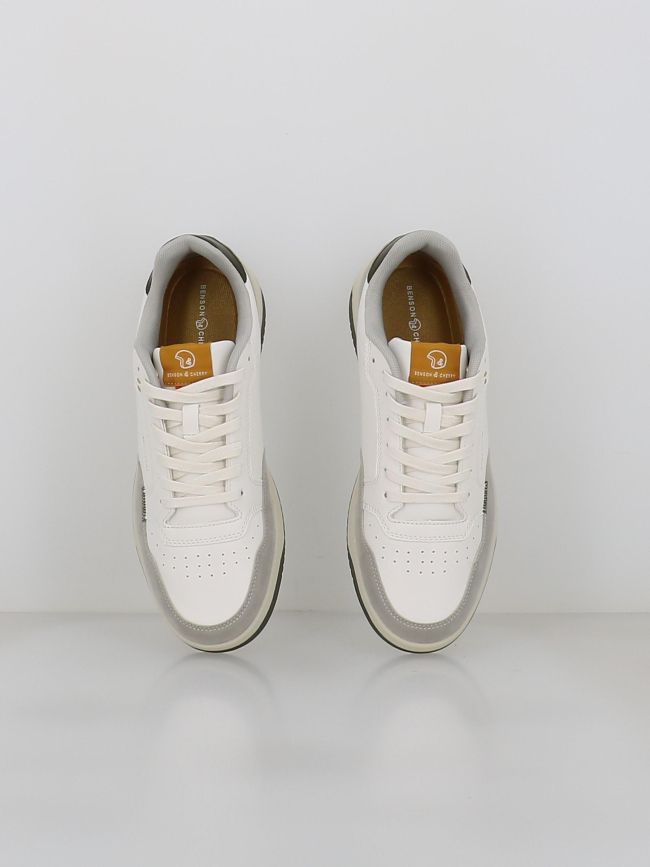 Baskets drack blanc homme - Benson & Cherry