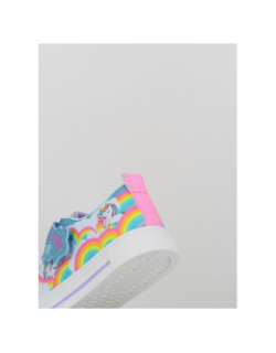 Baskets lumineuses twinkle toes rainbow multicolore fille - Skechers