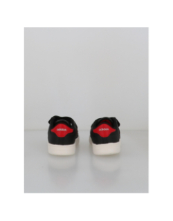 Basket rapid court noir et rouge bébé - Adidas