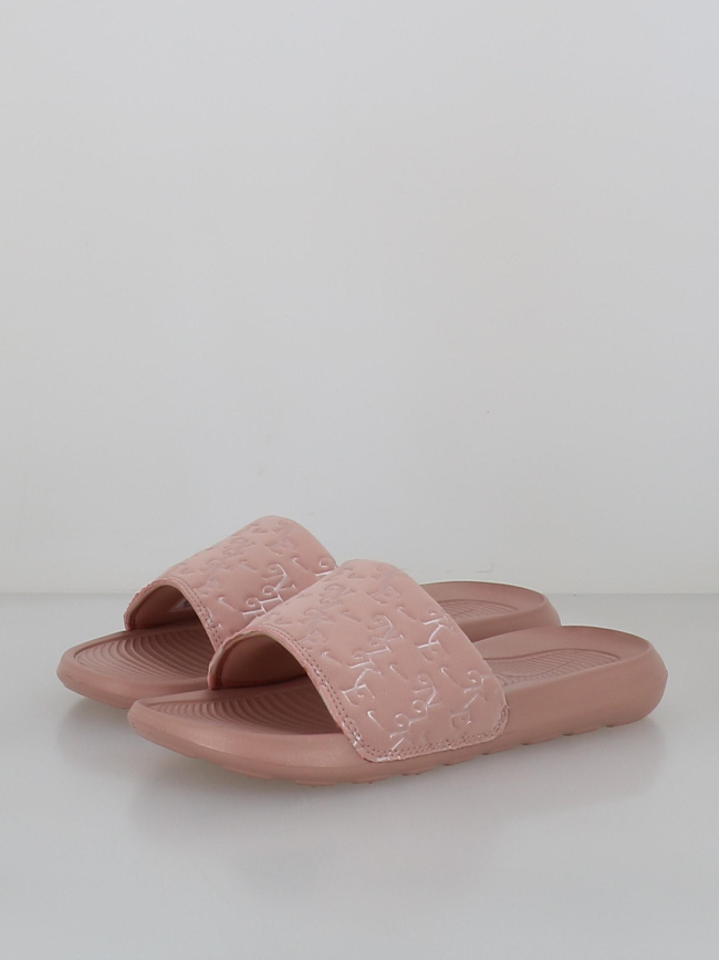 Claquettes victori one slide print rose femme - Nike
