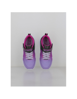 Baskets lumineuses sola glow fille violet et noir fille - Skechers