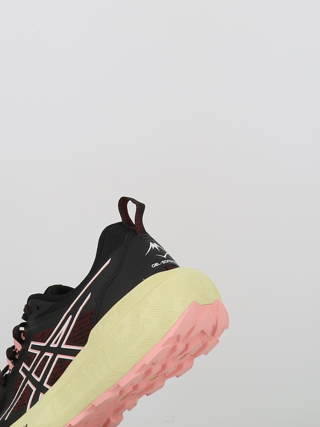 Chaussures de trail gel sonoma 8 noir jaune femme - Asics