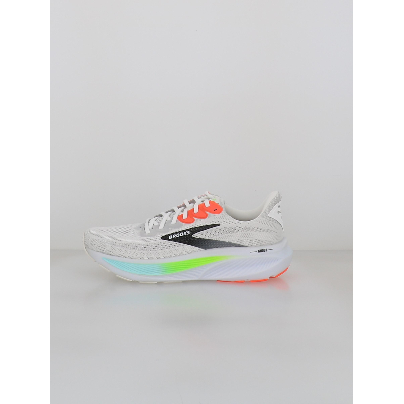 Chaussures de running ghost 17 blanc homme - Brooks