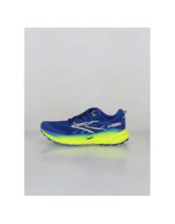 Chaussures de trail cascadia 19 bleu jaune homme - Brooks