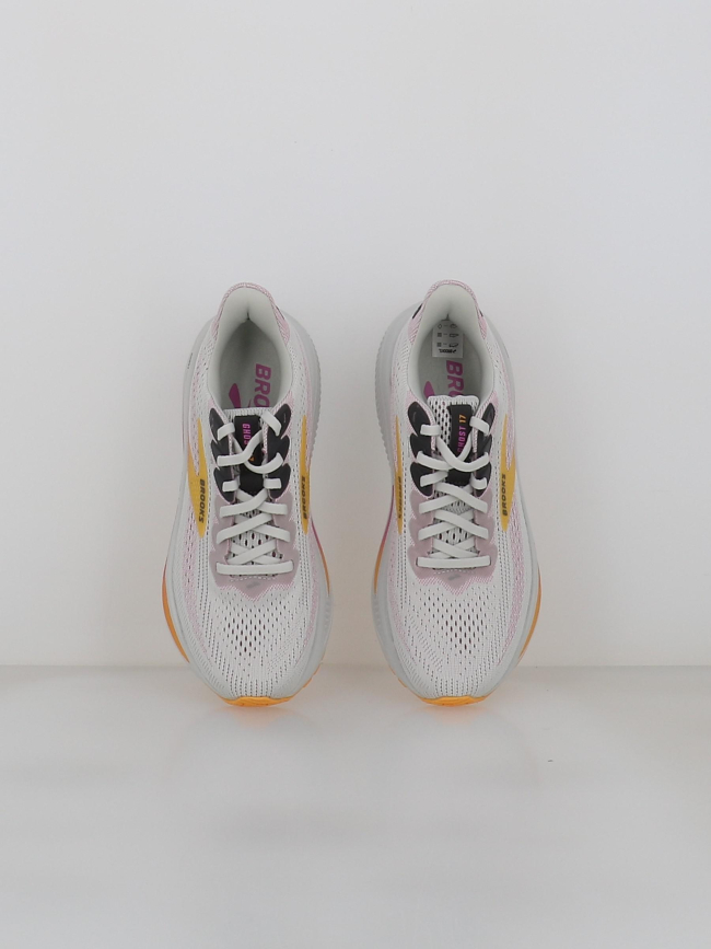 Chaussures de running ghost 17 gris rose femme - Brooks