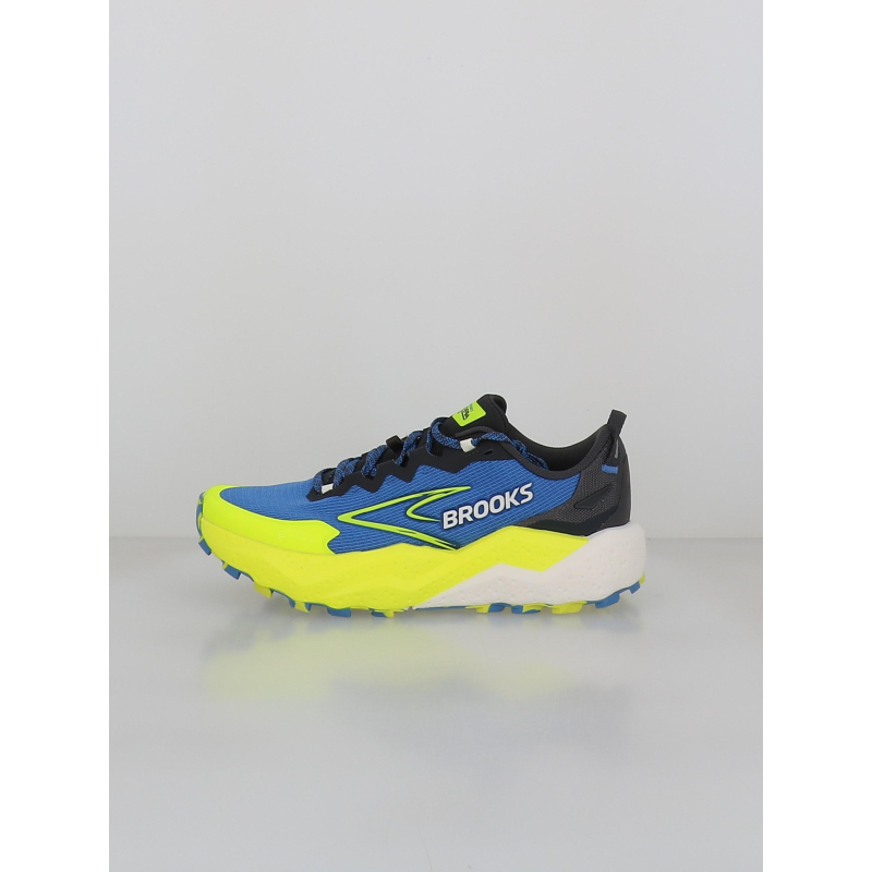 Chaussures de trail caldera 8 bleu noir jaune homme - Brooks