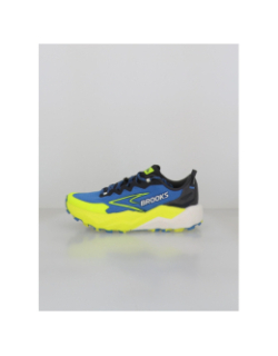 Chaussures de trail caldera 8 bleu noir jaune homme - Brooks