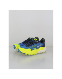 Chaussures de trail caldera 8 bleu noir jaune homme - Brooks