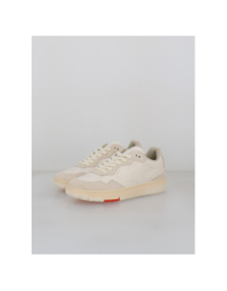 Baskets en cuir bi-matière better blanc homme - Tommy Hilfiger