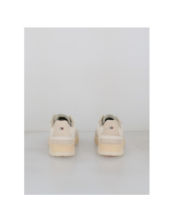 Baskets en cuir bi-matière better blanc homme - Tommy Hilfiger