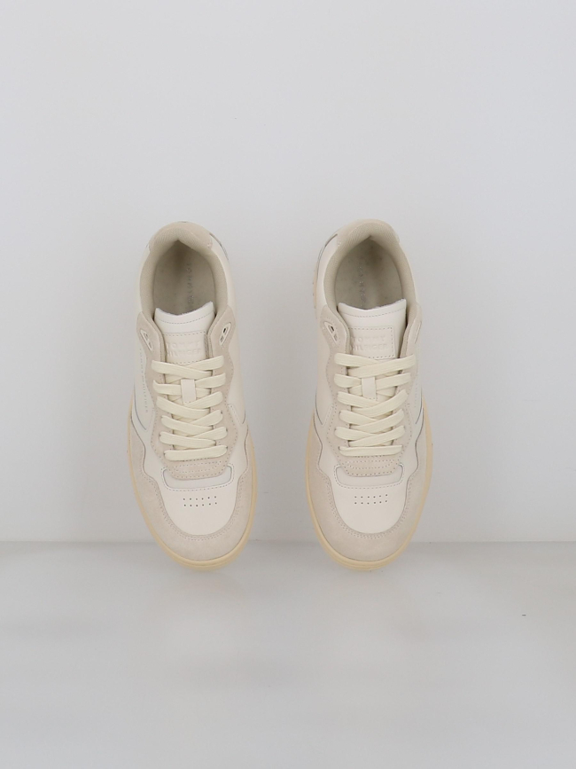 Baskets en cuir bi-matière better blanc homme - Tommy Hilfiger