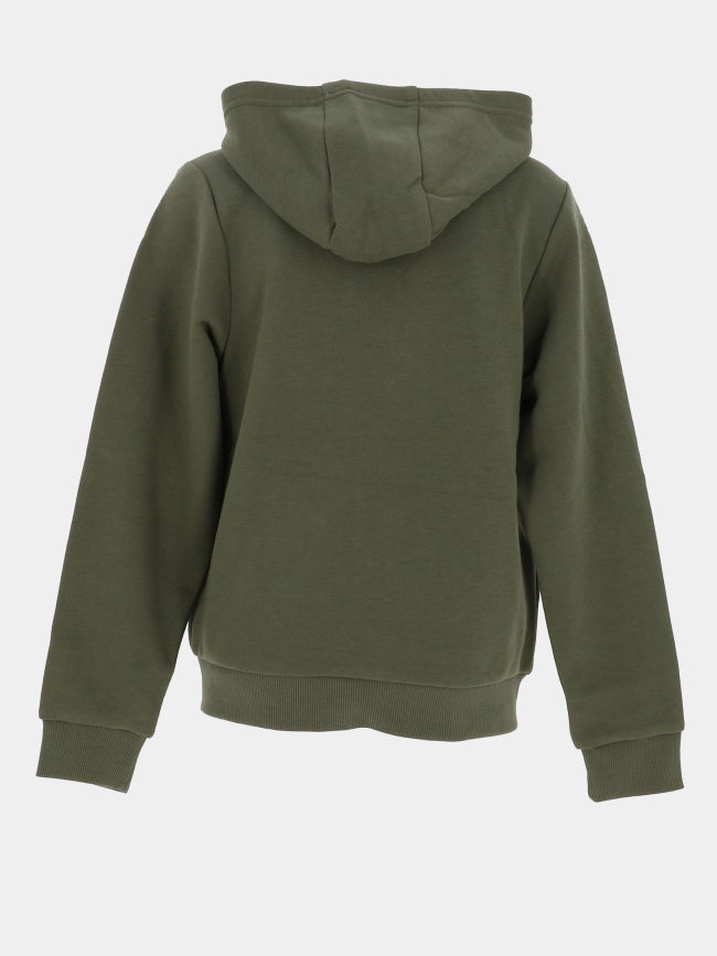 Sweat à capuche zippé en molleton kaki garçon - Timberland