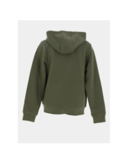 Sweat à capuche zippé en molleton kaki garçon - Timberland