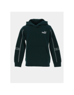 Sweat à capuche ess tape layout vert enfant - Puma